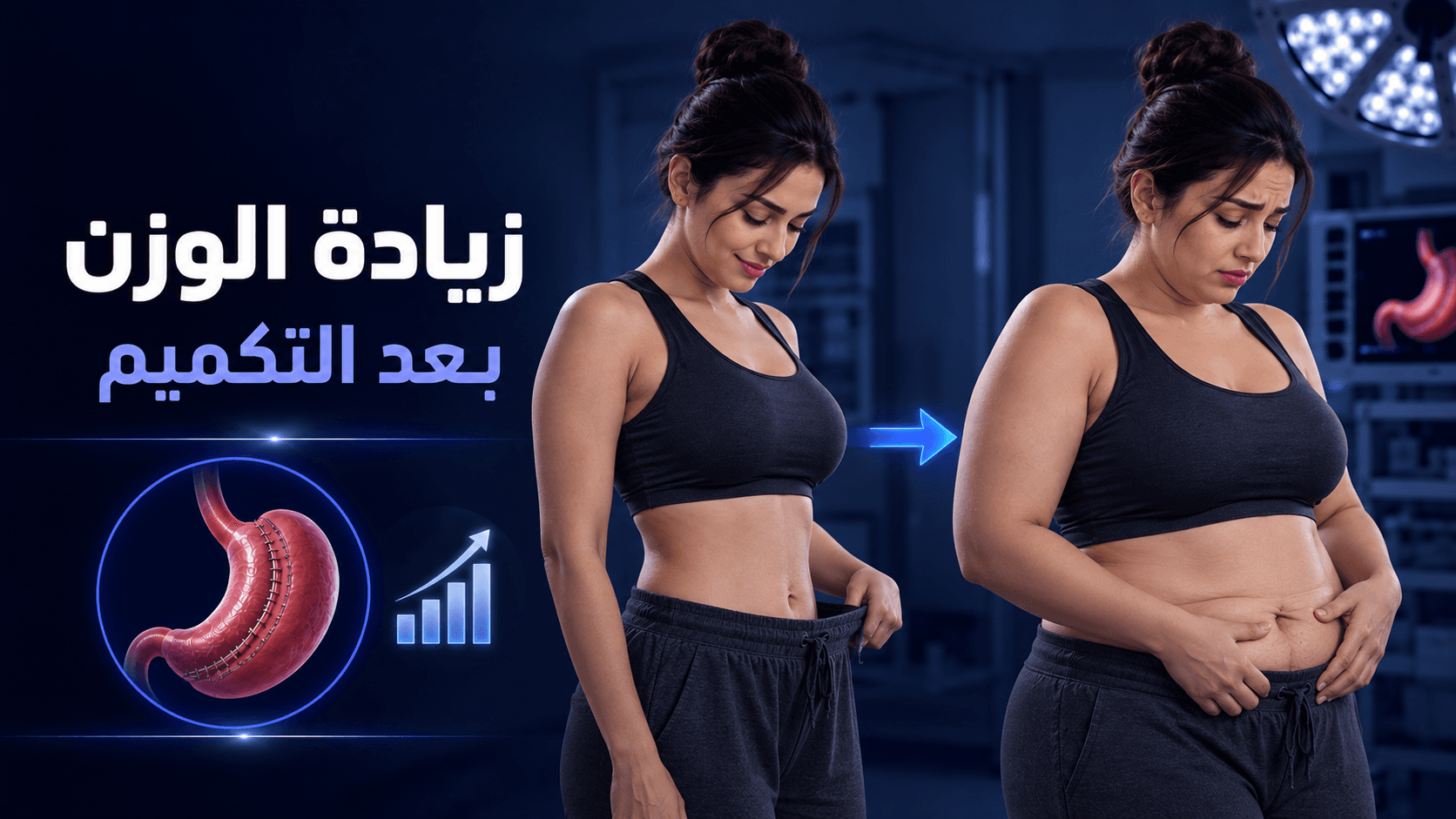 زيادة الوزن بعد التكميم | الأسباب وطرق التعامل معها