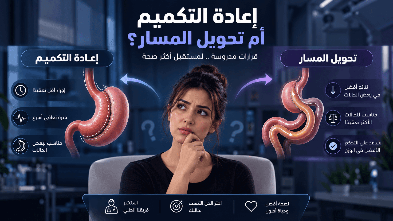 إعادة التكميم أم تحويل المسار | أيهما أفضل بعد فشل التكميم؟