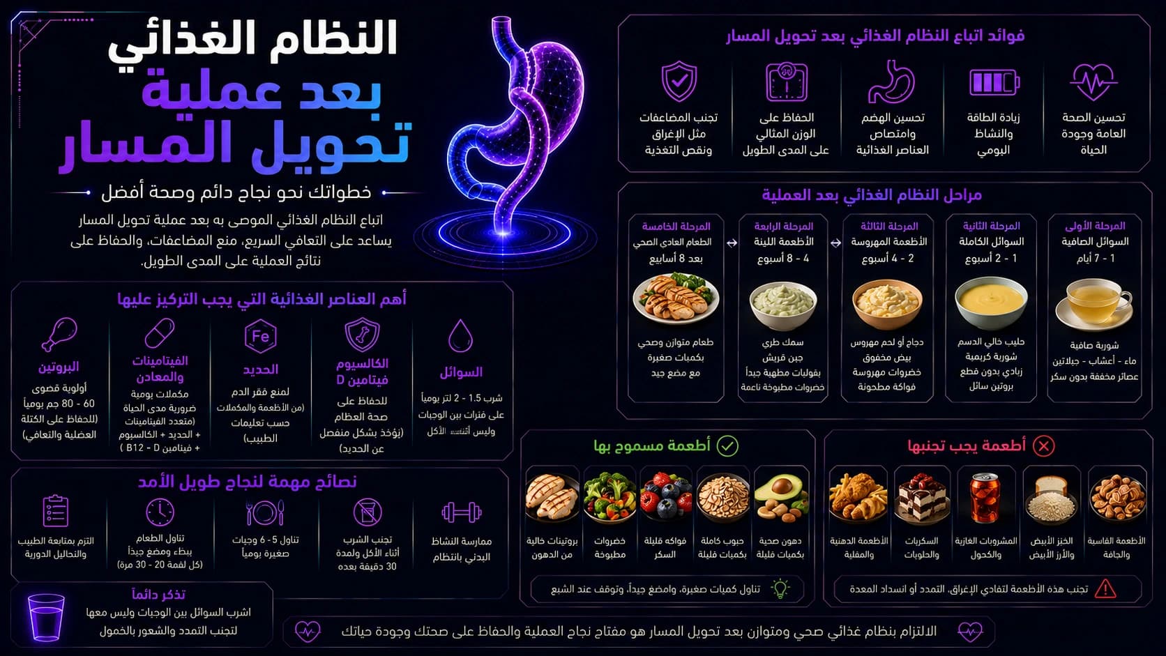Diet after gastric bypass surgery
