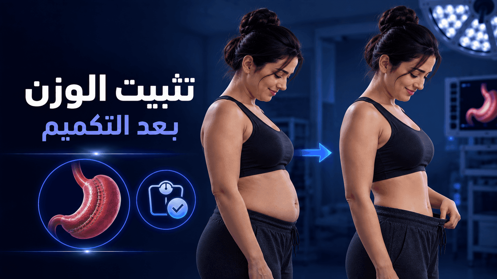 تثبيت الوزن بعد التكميم | متى يثبت الوزن وكيف تحافظ عليه؟